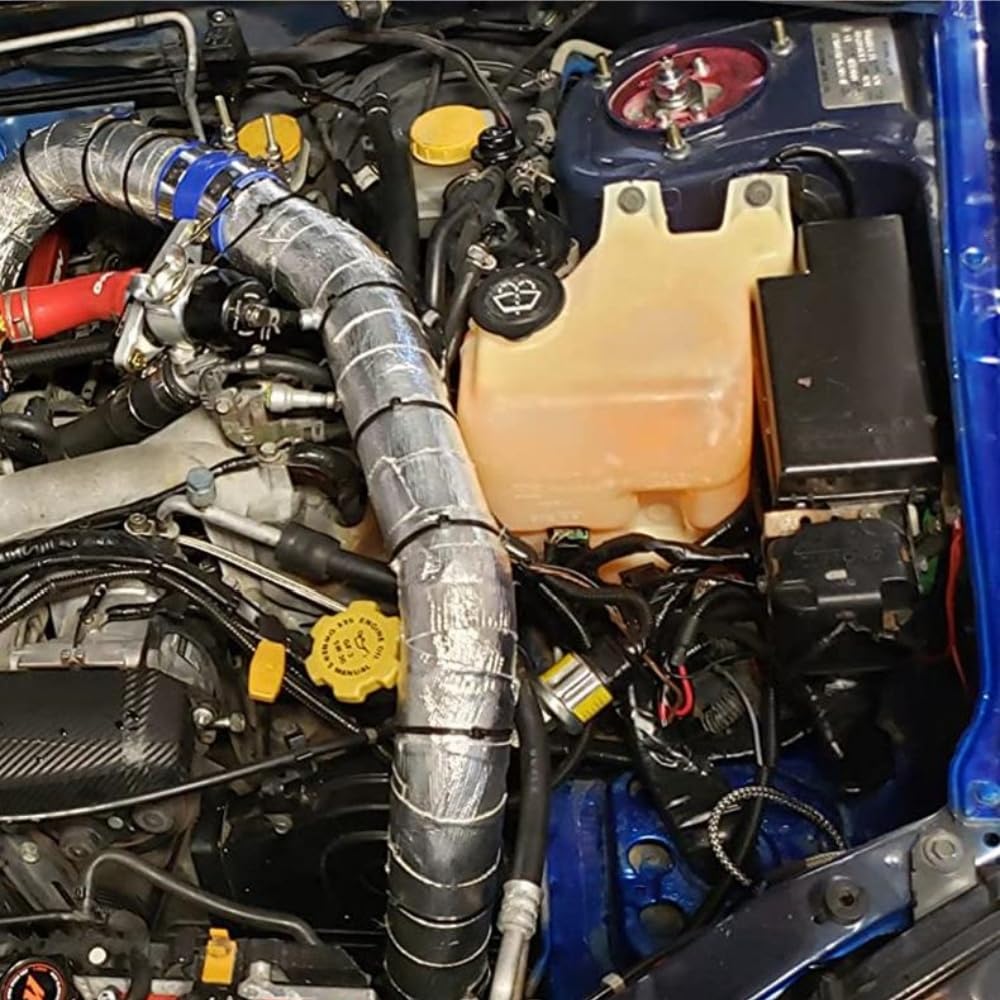 Thermal Insulation Tape for Motorcycles, Heat Resistant Tape, 0.6 x 19.7 x 16.4 ft