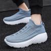 Original Men's Sneakers Breathable Socks Shoes Trainers for Men Women Slip-on Platform Casual Sneakers Men Blue