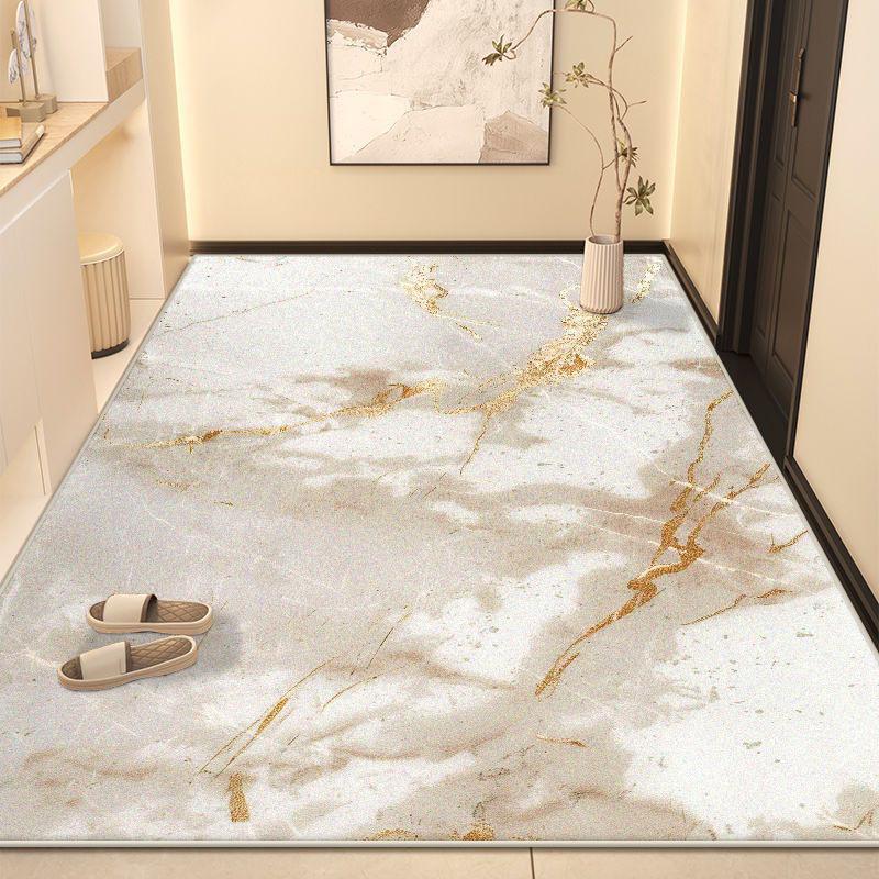 Mramorový styl Obývací pokoj Světlo Luxusní koberec Velký rozměr Protiskluzový Dekorace ložnice Koberec Snadno čistitelný Podložka pod konferenční stolky Měkký Pratelný