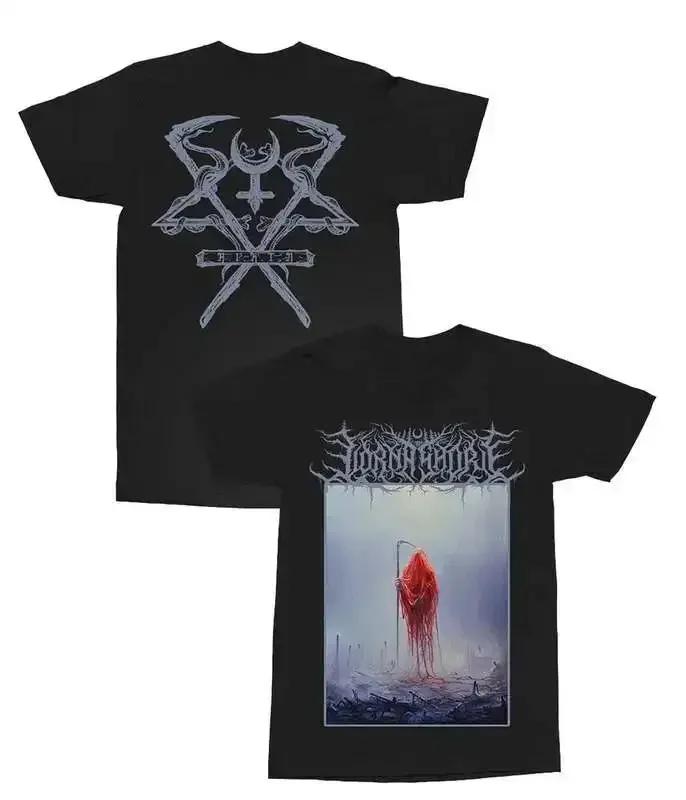 Lorna Shore Rocker Men Women's Short Sleeve Cotton T Shirt Band Hip Hop Tee Streetwear Black T-shirt 2025 Summer Tops Clothing