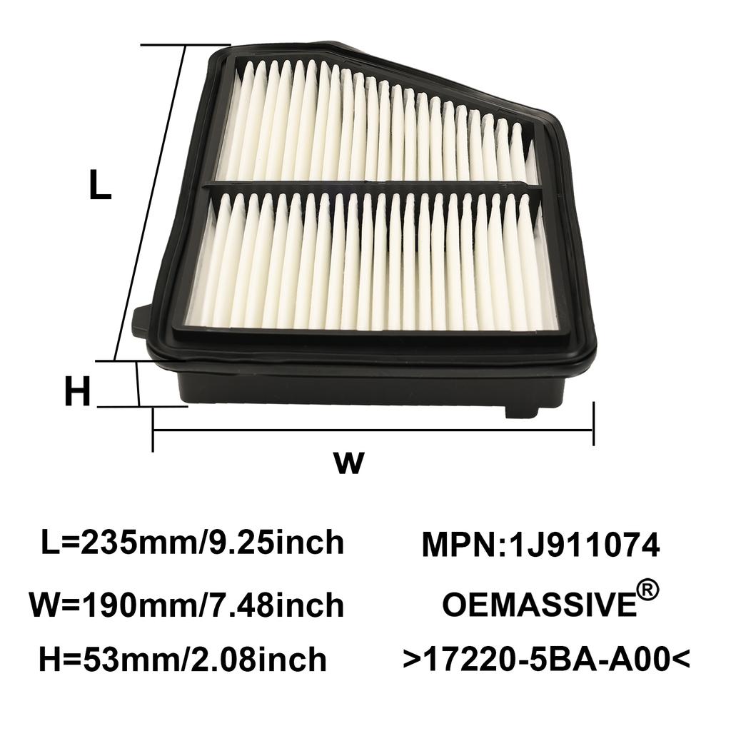 Luftfilter für Honda HR-V Civic DX LX EX EX-L LX-P Sport Touring 2016 2017 2018 2019 2020 2021 2022 2023 2024 2025 172205BAA00