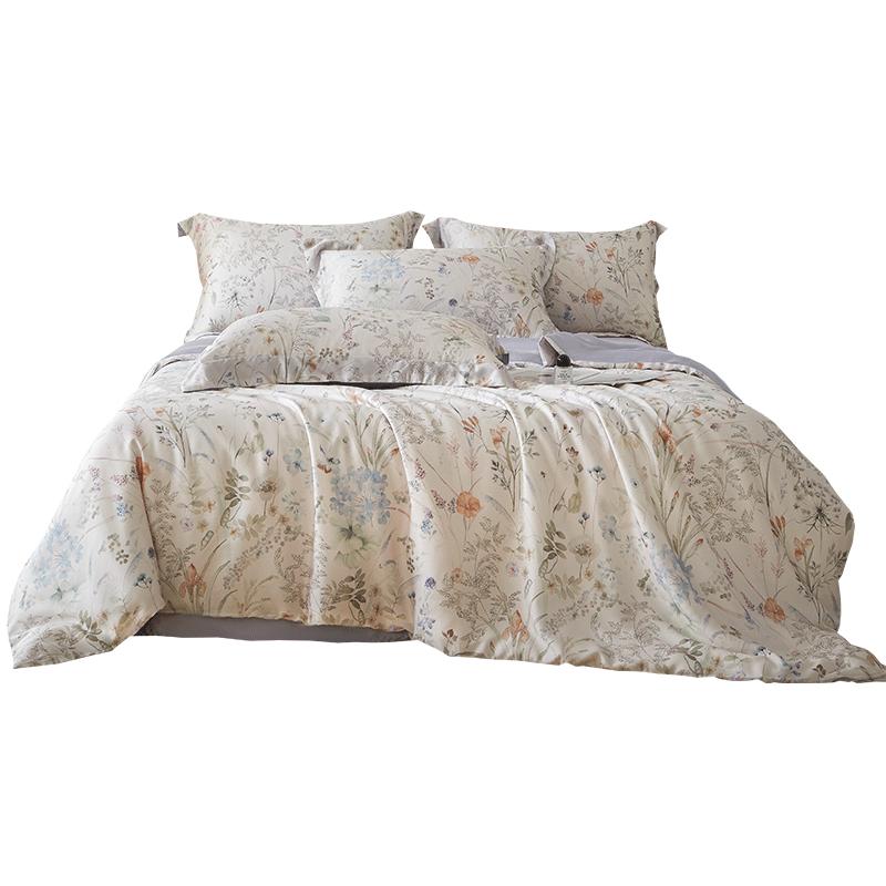 

Luxury Organic Bamboo Bedding Set Duvet Cover Double Comforter Cover Bedding Silky Quilt Covers Queen/King Couple Single Bed Twin Size 4pcs