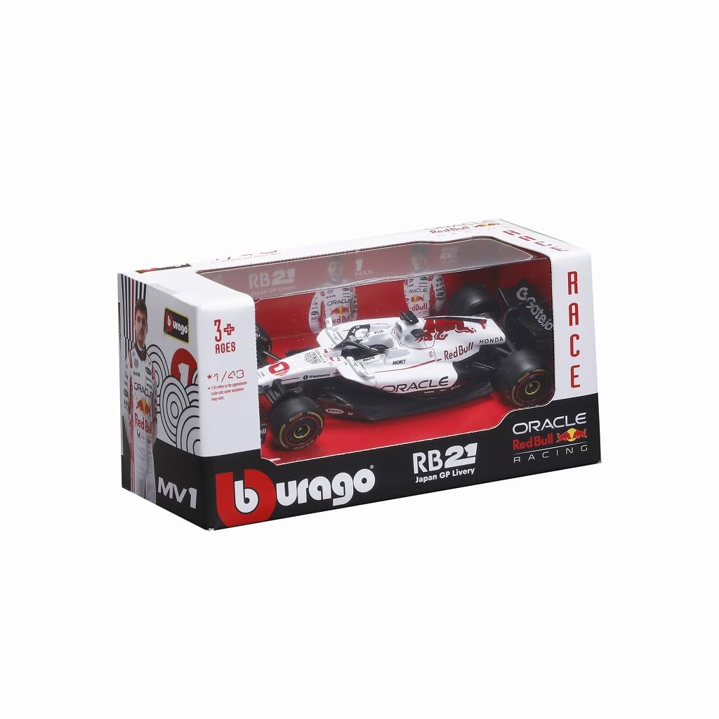 Kyosho BURAGO Scale Oracle Red Bull Racing RB21 2025 Japanese GP 1 Verstappen Window Box Finished Product BUR38233JPV 1/43 No. M.