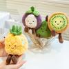 Orange Cute Pineapple Watermelon Durian Strawberry Cartoon Plush Pendant Doll