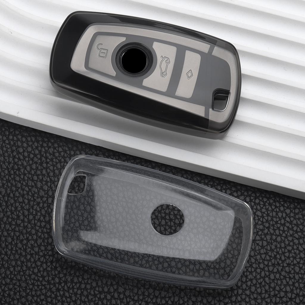Transparent Tpu Car Key Case Cover For Bmw F10 F15 F16 F20 F30 F18 F25 X1 X3 X4 X5 X6 1 3 5 7 Series M5 M6 320I 530I 550I