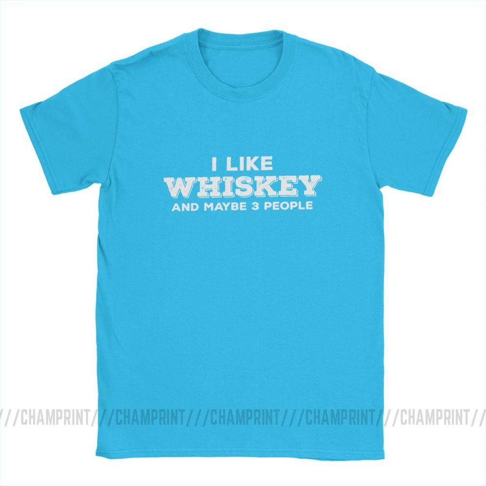 I Like Whiskey And Maybe 3 People Funny T Shirts For Men Malt Whiskey Drinker Lover