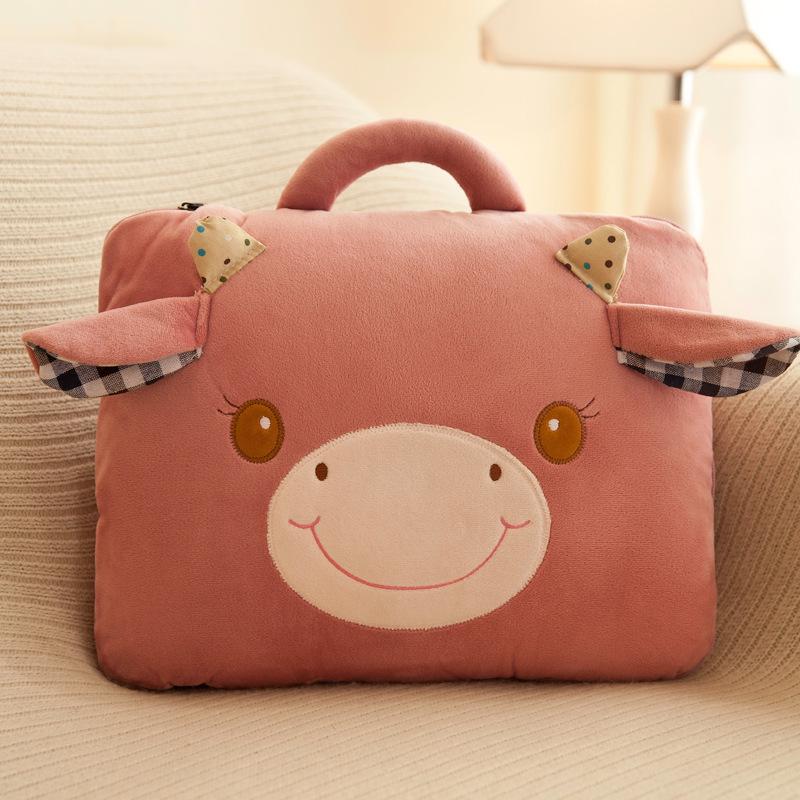 

Dual-Use Cute Cartoon Pillow Blanket: Car & Office Nap Cushion Basic (Blanket only)