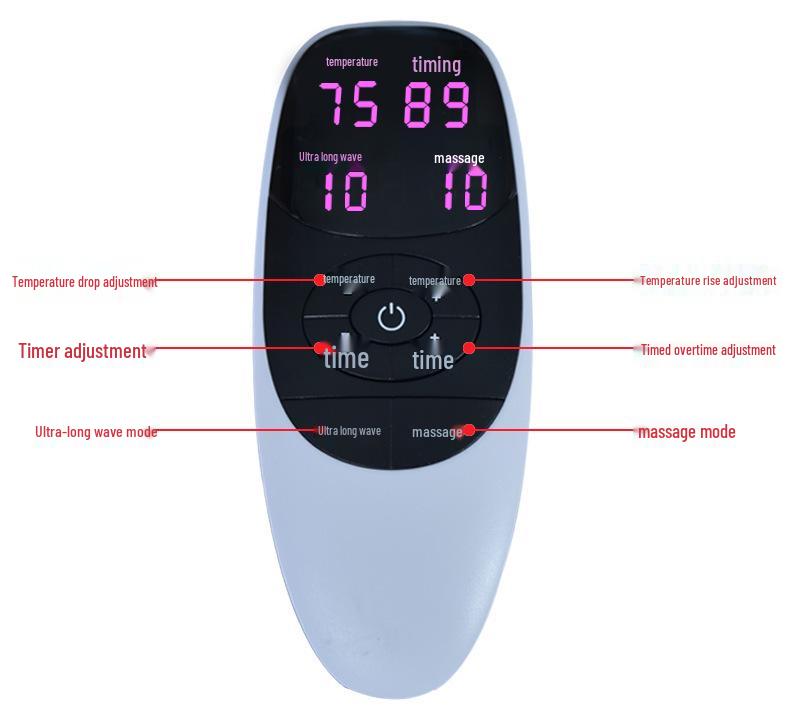 Ultra-Long Wave Hot Compress Waist Belt: Abdominal Heating, Uterine Warming, Vibration & Fat Burning Slimming Device