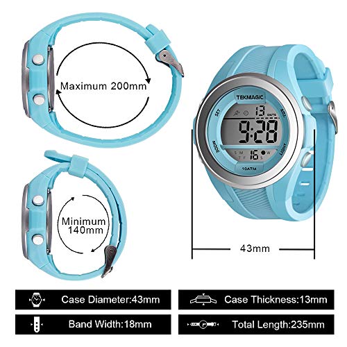 100m Water Resistant Women's Multi-Function Watch, Ideal for Swimming, Diving, and Surfing, with Alarm, Calendar, Stopwatch, Dual Time, and 12- or 24-