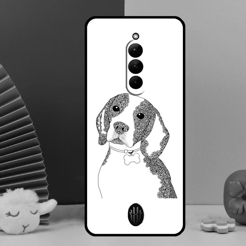Cartoon Beagle Dog Case For Nubia Red Magic 10 9 8 Pro Plus 6 7 6S 7S Pro 5G 6R RedMagic 8S 9S Pro Plus Cover