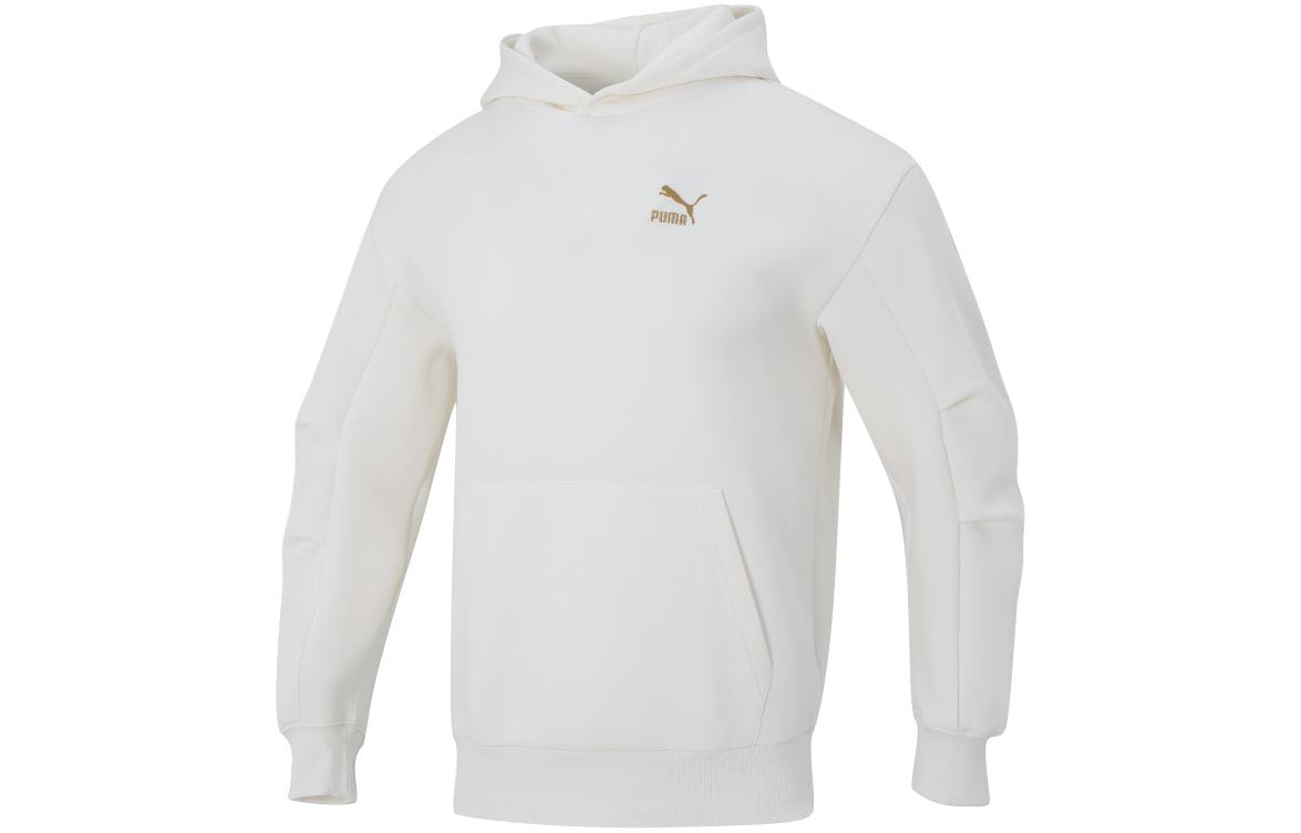 PUMA Sweatshirts Unisex White Hooded Moderate Regular 625255-65 2XL