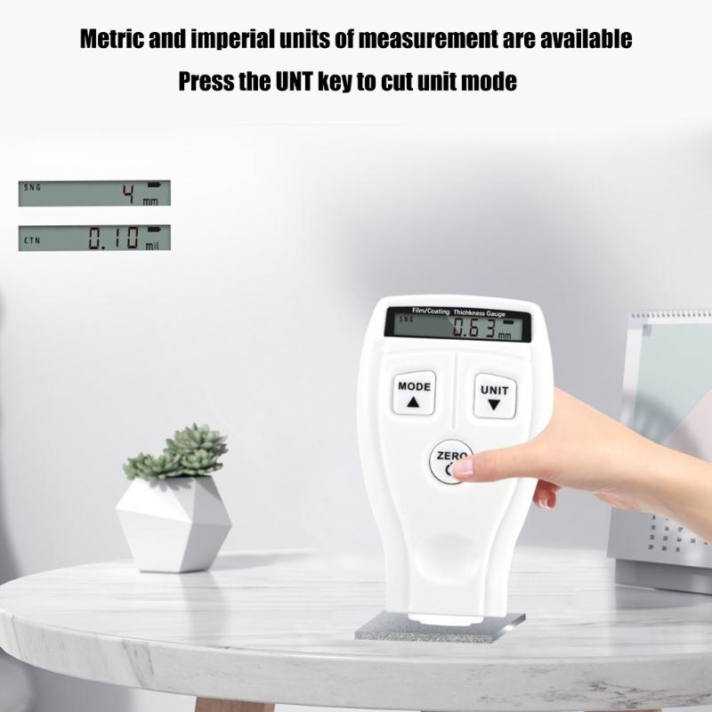 Professional Vehicle Paint Depth Meter Gauge Car Coating Thickness Measurement Tool For Auto Body Inspection Easy To Use