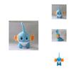 Urocza i Przytulna Pluszowa Zabawka Pokemon Mudkip z Najwyższej Jakości Miękkim Puszystym Materiałem 7"/18cm