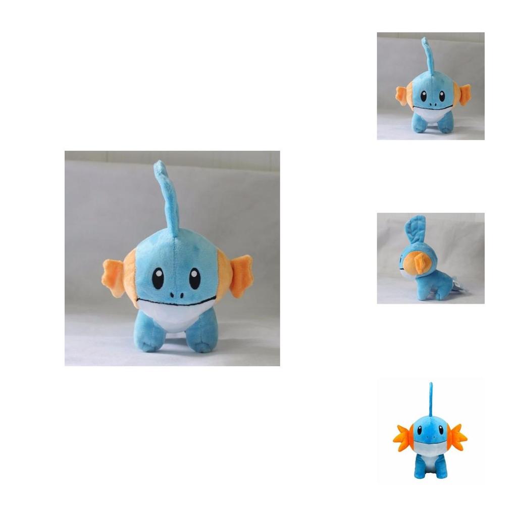 Urocza i Przytulna Pluszowa Zabawka Pokemon Mudkip z Najwyższej Jakości Miękkim Puszystym Materiałem 7"/18cm