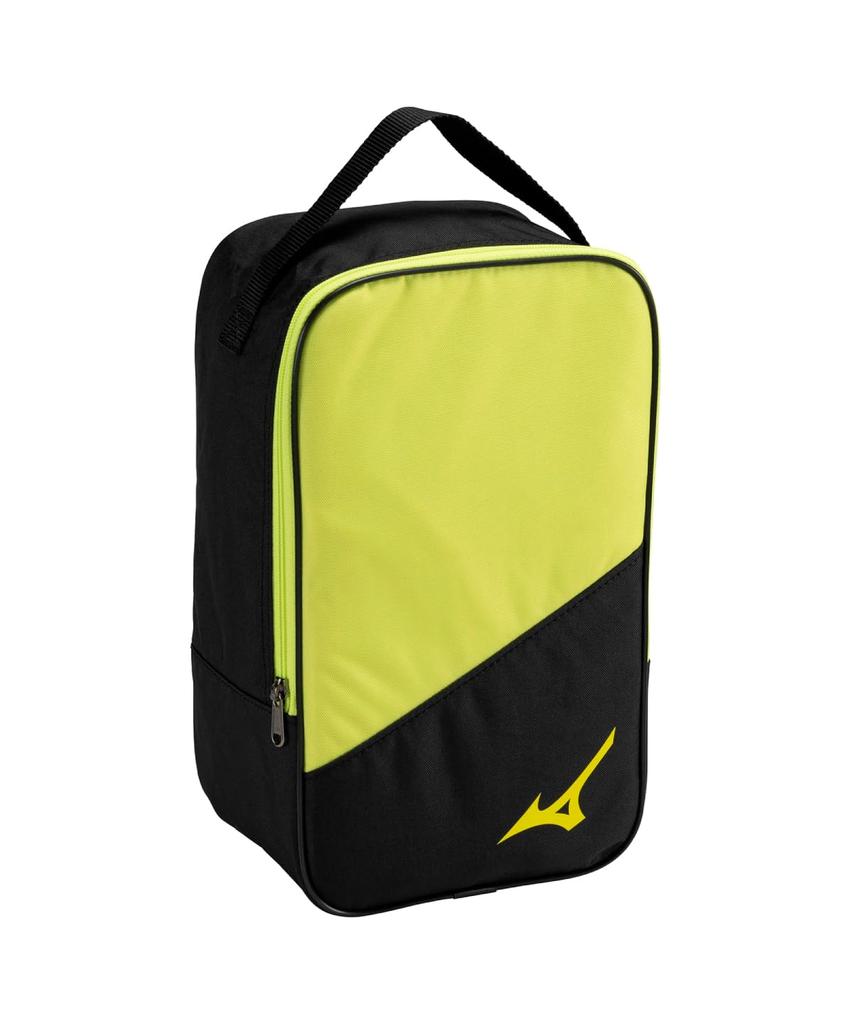 [Mizuno] Shoe case, shoe storage, club activity shoe storage (2011 Fall/Winter model) 33JM3501 Black x Lime