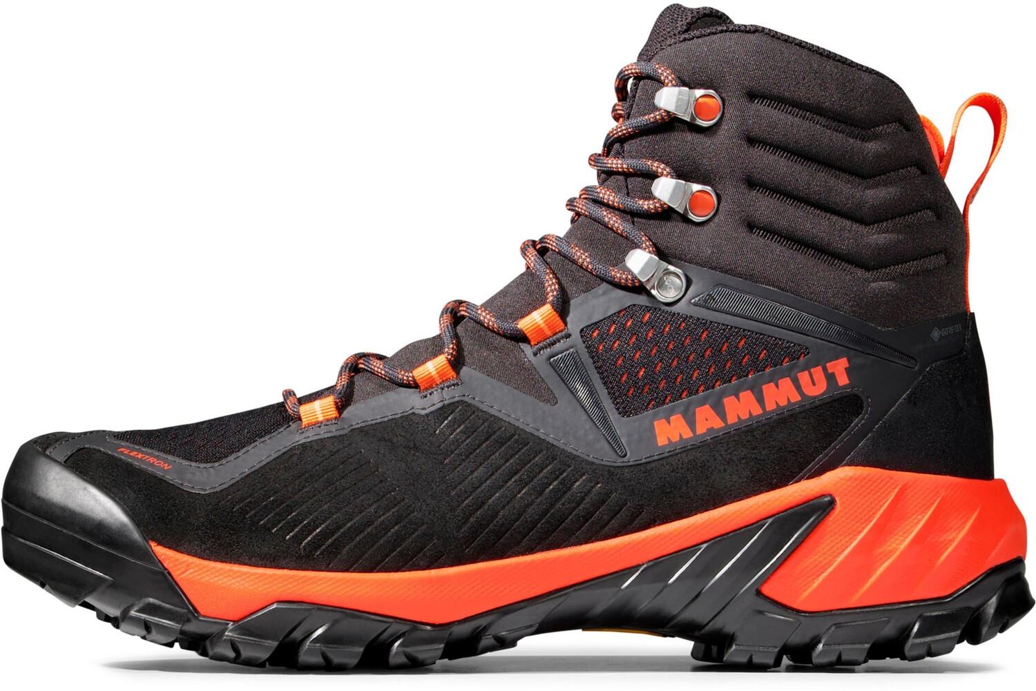 

Обувь для треккинга Mammut Sapuen High GTX Men black/hot red 44