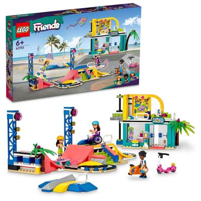 LEGO Friends Skate Park 41751, a Toy Block Gift for Pretend Play and City Building, for Girls Ages 6 and Up
