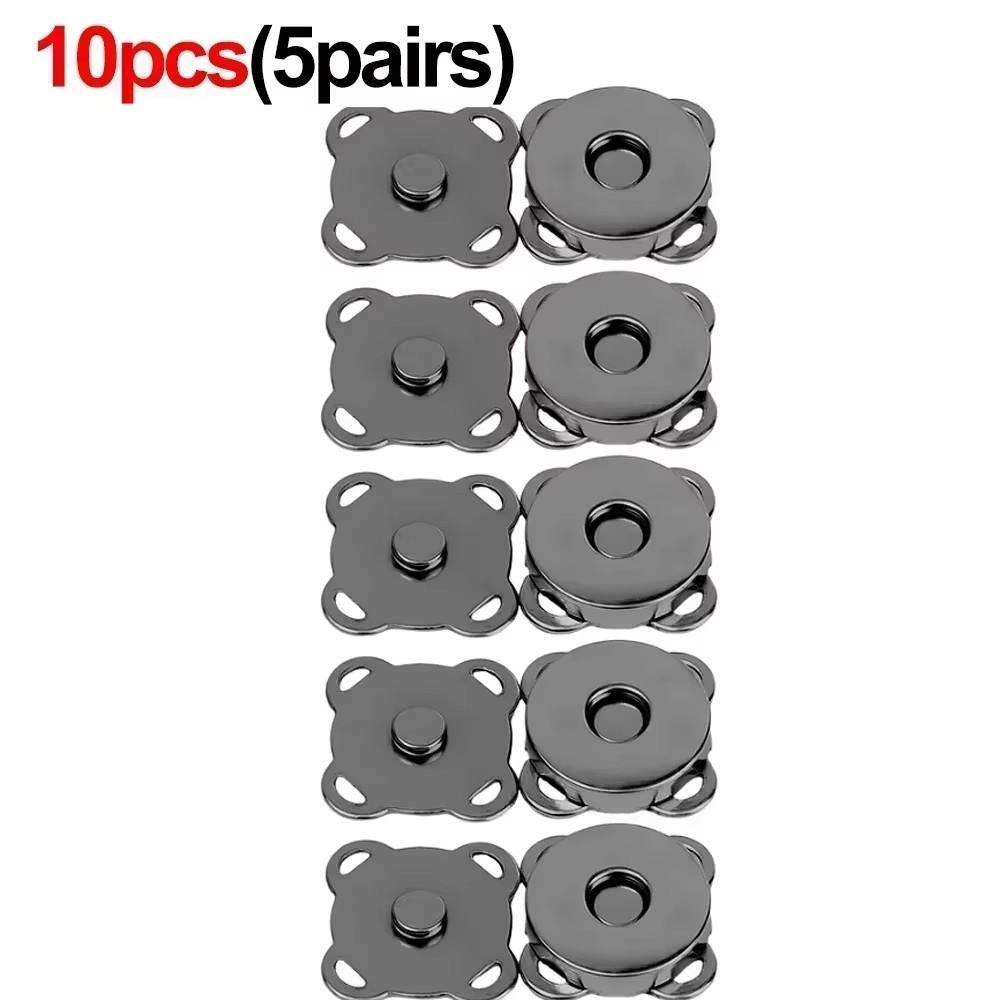 20pcs Metal Snap Magnet Button Magnetic Double Rivet Fastener Clasp Closure Buckle for Clothes Bag DIY Craft Sewing Accessories