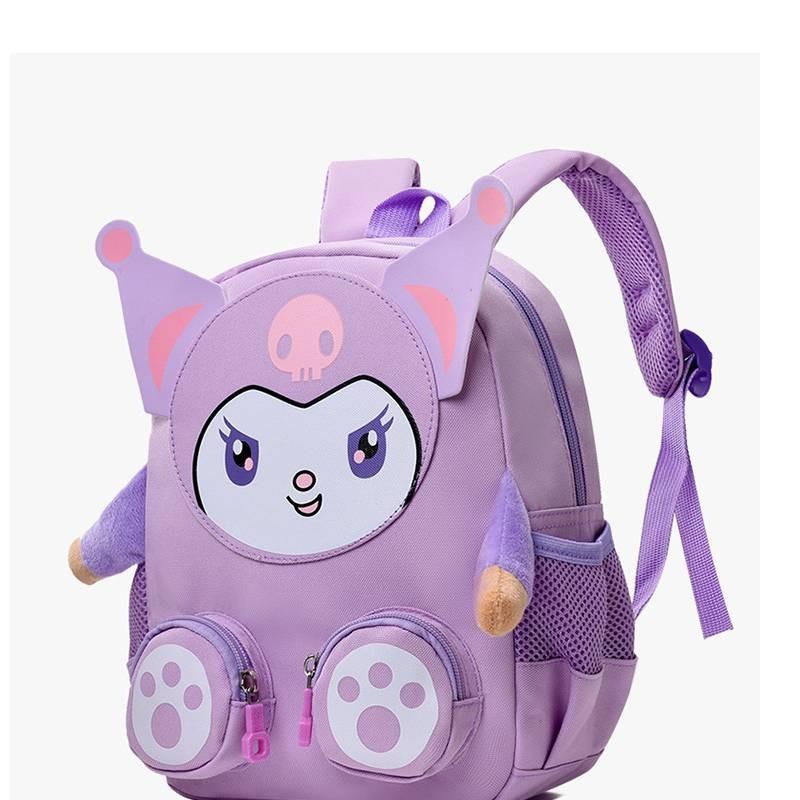 Bear Teddy Cartoon Childrens Bag Oxford Cloth Lightweight Spine Protection