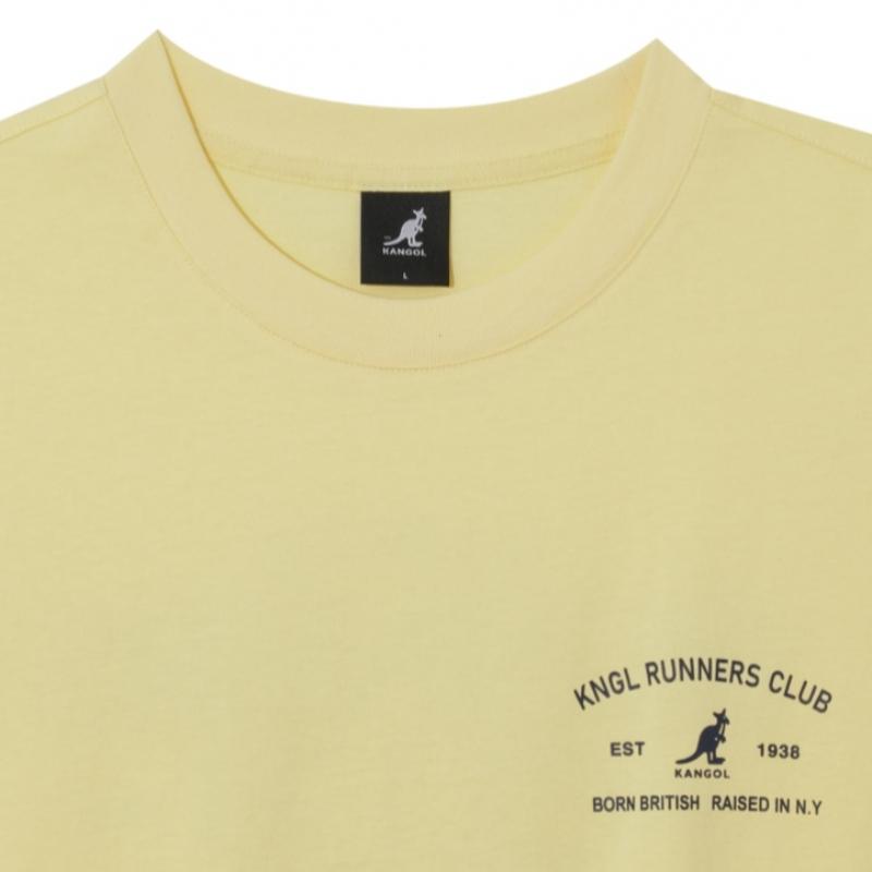 Kangol Club ShorT Sleeve T shirT Lemon krecsT27800