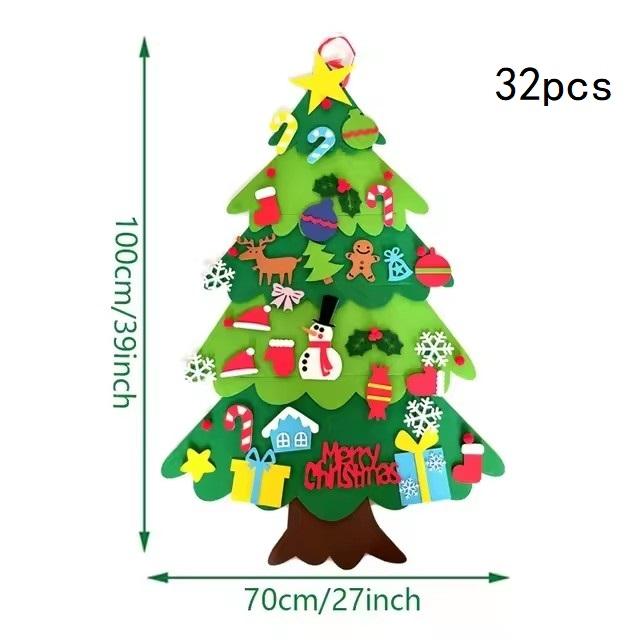 DIY handmade felt Christmas tree children's toy material package