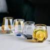 1pcs Hexagonal Diamond Water Glass High Appearance Level Juice Beverage Glass Whisky Wine Glass Available In Multiple Colors