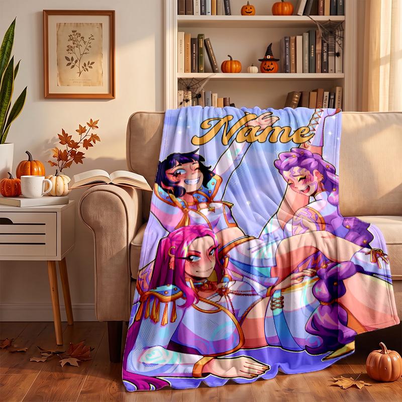HUNTRIX Custom Flannel Blankets Soft Warm Cozy Throws for Home Decor Holiday Gifts