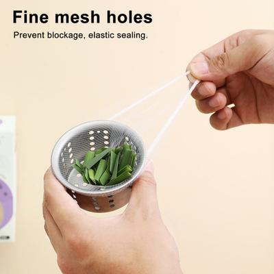 Disposable Sink Filter Mesh Sewer Garbage Filter Bathroom Drain Hair Anti-blocking Net