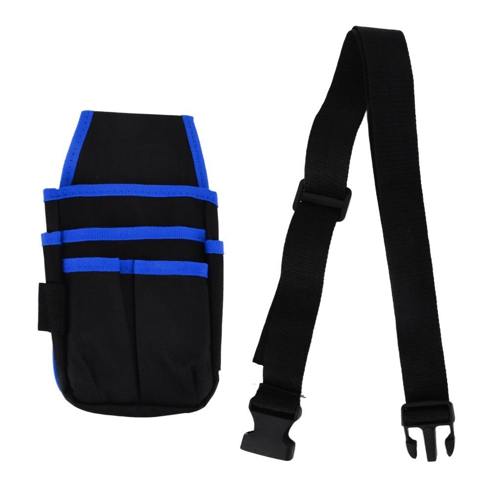 Oxford Cloth Tool Pocket Pouch Adjustable Belt Multiple Pockets Electrical Tool Organizer Waist Tool Bag Electricians Work