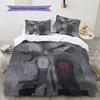 Hatake Kakashi Anime Pattern Bedding Home Decoration Birthday Gift (1 * duvet cover + 2 * pillowcase, without core)