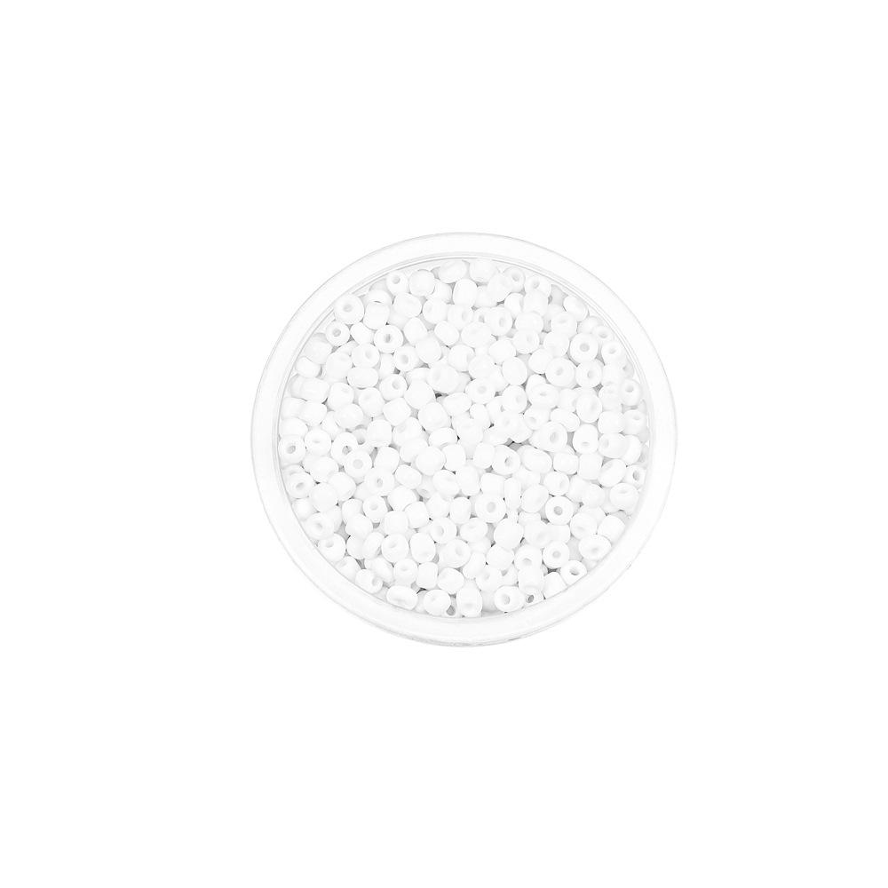 33-Color Solid Glass Beads for DIY Jewelry & Beaded Bracelets