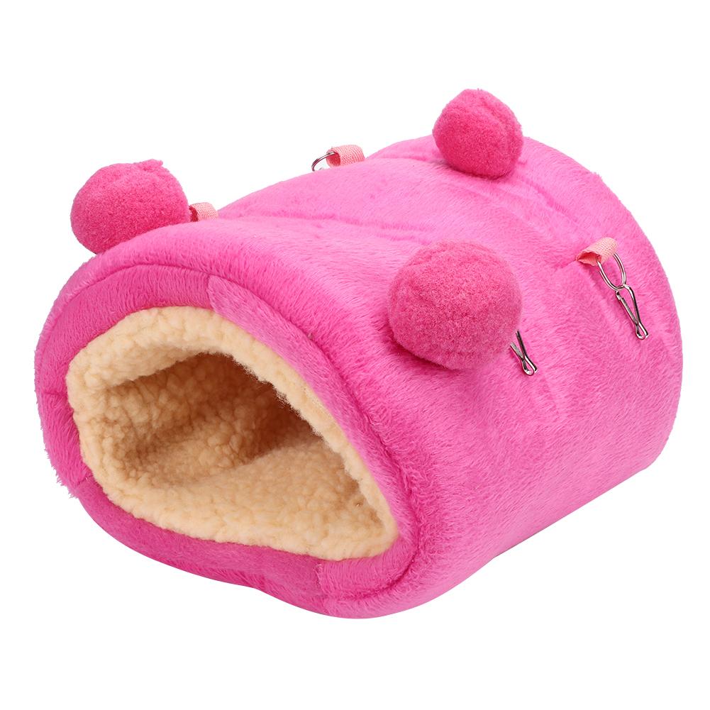 Flauschdickes Mini-Haustier Hamster Warme Hängematte Hängendes Schlafnest Haus Schaukelbett für Eichhörnchen Igel