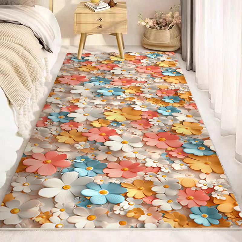 

Прикроватный ковер милый спальня устойчивый к пятнам дрейфующий оконный коврик для гостиной дивана в комнате утолщенный коврик для пола дома 40cm * 120cm