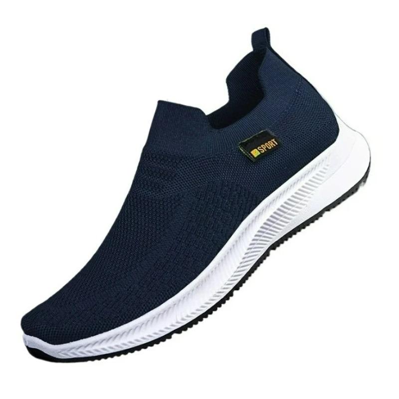 Herren-Sneaker für draußen Mode Freizeit Schuhe Herbst Neu Mesh Herrenschuhe Slip-on Laufschuhe Leichte Atmungsaktive Flache Schuhe Tenis