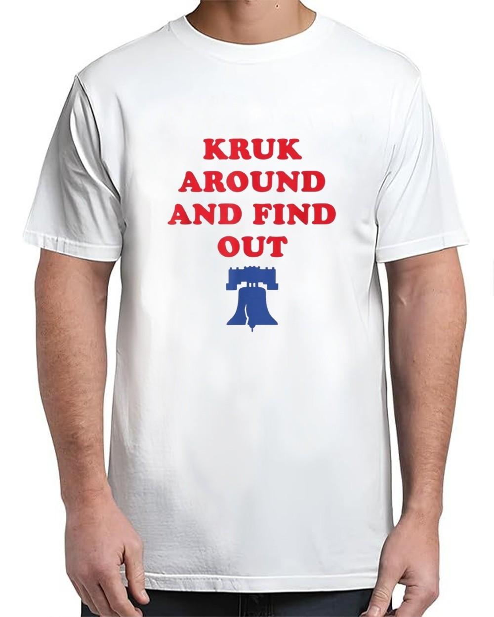 Kruk Around and Find Out Vintage Adult S-4XL T-Shirt S разноцветный