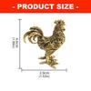 Metal Animal Figurines Chicken Statues Shelf Decors Accent Chicken Decorative Objects Table Centerpieces Home Decors