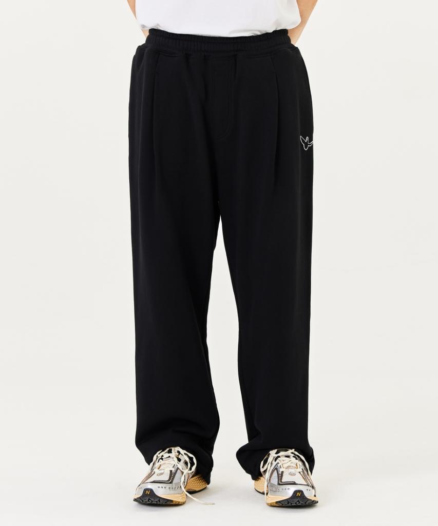 MARK GONZALES Angel Wappen String Sweatpants - Black