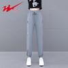 Shuangxing Women's Ice Silk Loose Sport Pants