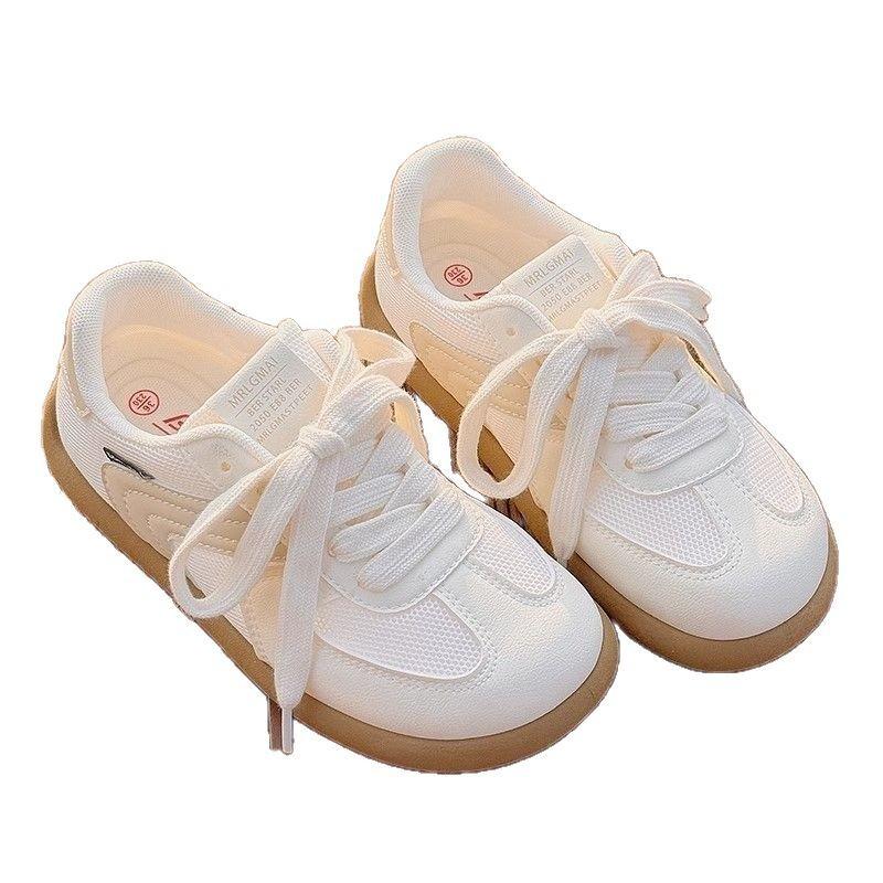 Niche original versatile little white shoes women's 2025 summer new round head German training shoes breathable mesh casual sports shoes