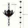 Outdoor Rain Chain, Japanese Style Eaves Drainage Chain, Villa Courtyard Rain Chain, Decorative Water Supply Chain