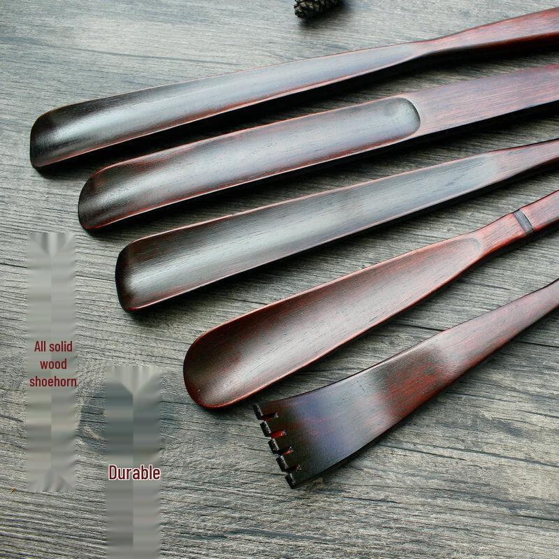 Lotus Wood Long Handle Shoehorn (2-Pack, 55cm)