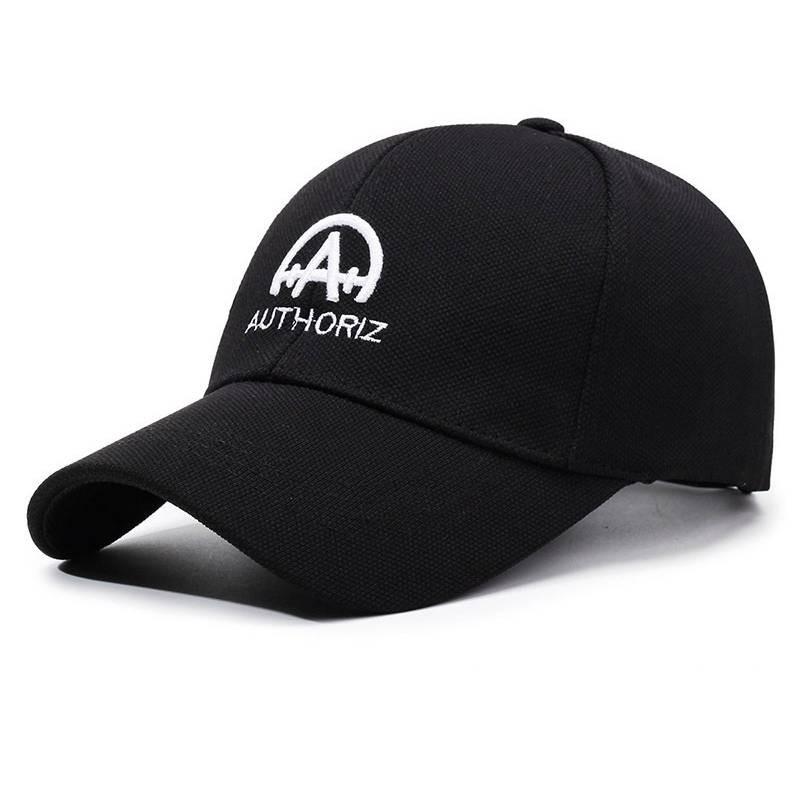 Authoriz Letter Embroidery Baseball Cap Outdoor Breathable Sun Hat Protection