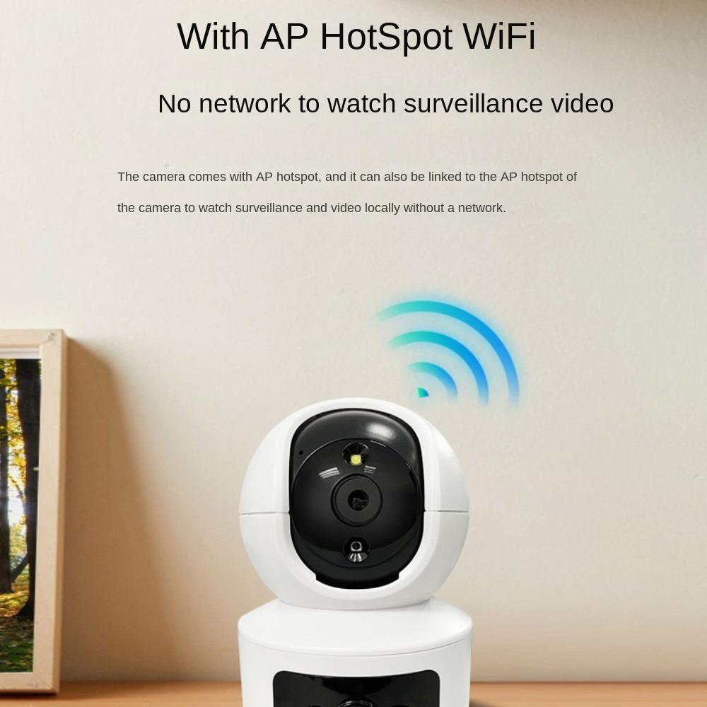 2K WiFi Indoor Camera 360° Smart Baby Monitor Camera Wireless WiFi Surveillance Camera  Baby