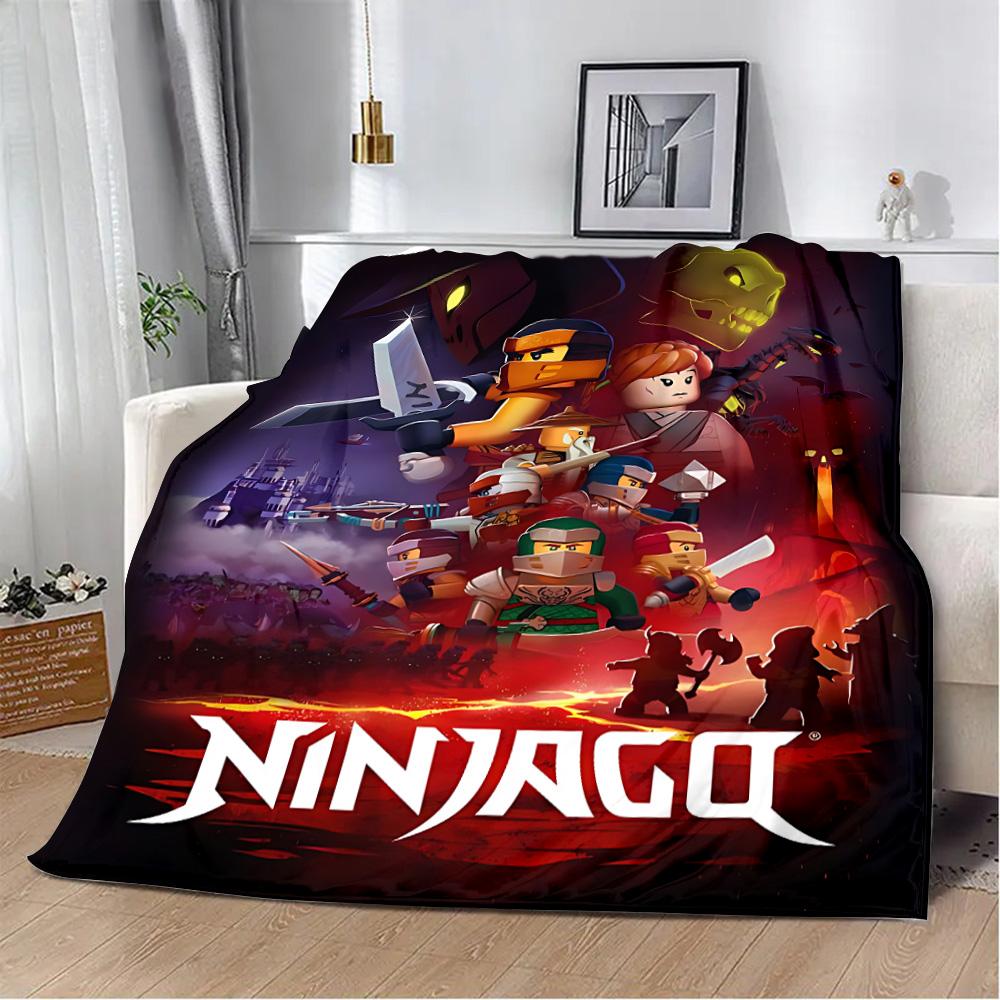 

Дитячий плед з малюнком Пледи для пікніка Теплий плед М який та Н-ніндзяго Зручний плед Для дому Подорожей Подарунок на День народження 40x50in