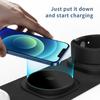 15W 4 w 1 magnetyczna bezprzewodowa ładowarka do Macsafe iPhone 14 13 12 Pro Max Apple Watch Airpods Qi stacja dokująca do szybkiego ładowania