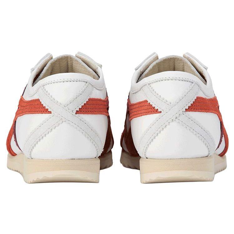 ONITSUKA TIGER Limber 66 Prestige Bequem Langlebig Niedrig geschnitten Laufschuhe Damen Sneaker Weiß Rot 1182A096-102