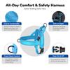 No Pull Nylon Dog Harness Mesh Padded Pet Harnesses Reflective Dog Walking Training Vest Breathable for Small Medium Large Dogs