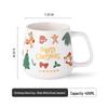 Personalized Christmas Ceramic Mug with Lid and Spoon - Creative Cartoon Design, Perfect for Halloween Gifts