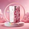 Luxurious Diamonds Madam Pink  Glass  PhoneCase for Samsung Galaxy S26 S25 S24 S23 S22 S21 FE Ultra Plus Dropresistant Female