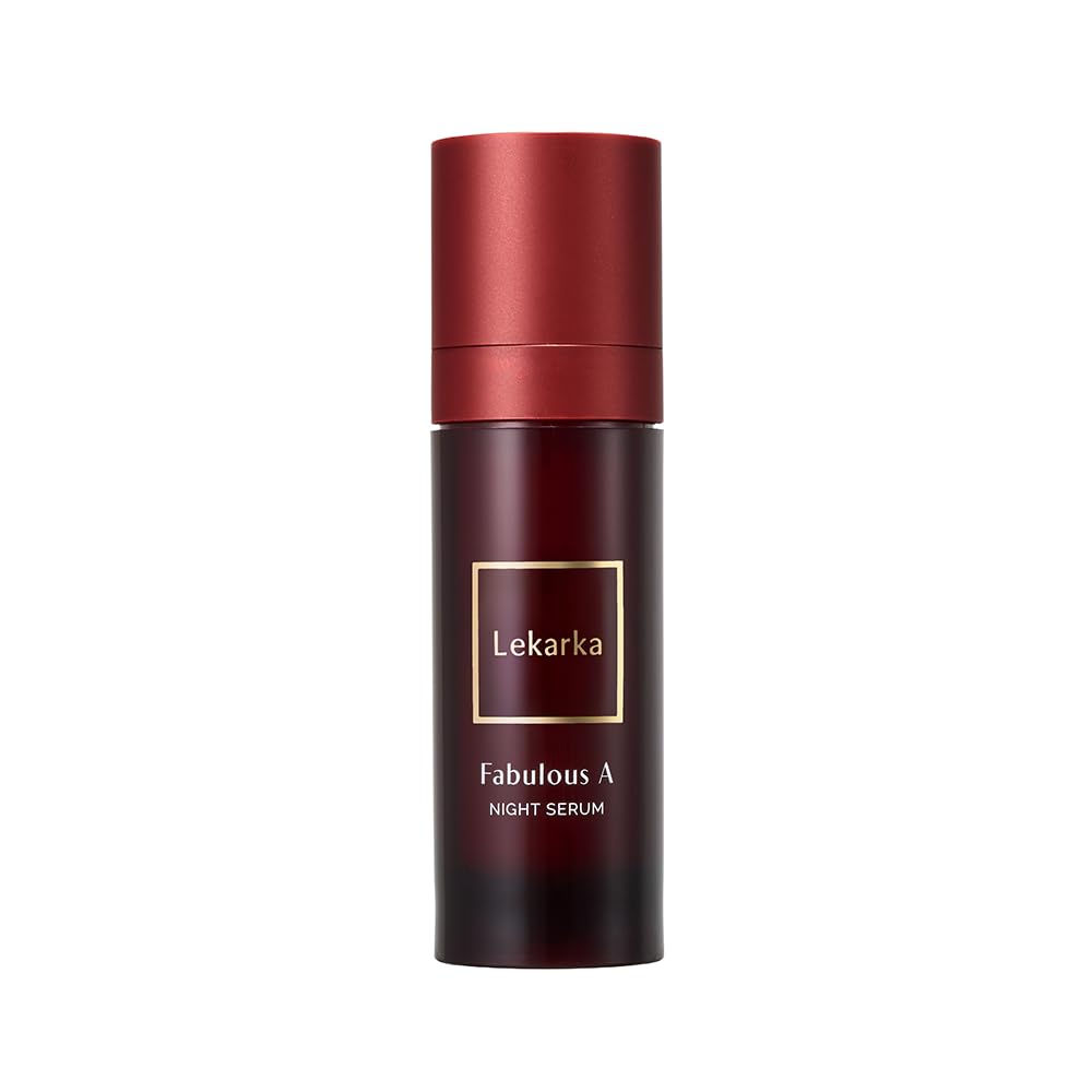 

Fabulous A by Lekarka: Retinol serum containing Vitamin A, retinol, ascorbic acid, bakuchiol, and niacinamide. Anti-aging care for firmness, reduced